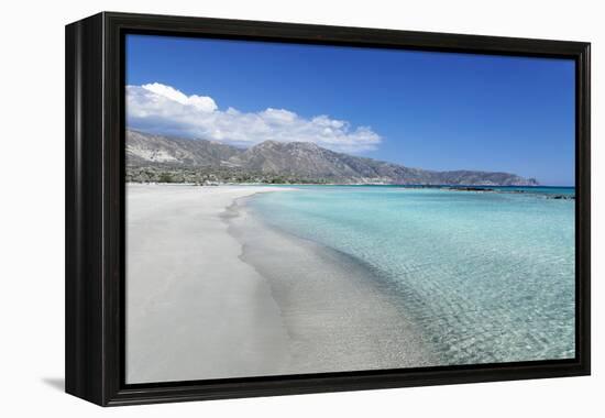 Elafonisi Beach, West Coast, Natural Park, Red Sand, Crete, Greek Islands, Greece, Europe-Markus Lange-Framed Premier Image Canvas