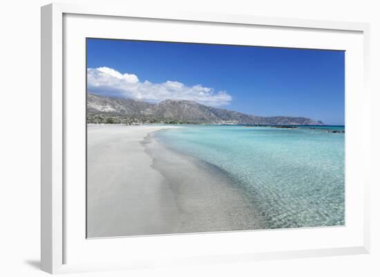 Elafonisi Beach, West Coast, Natural Park, Red Sand, Crete, Greek Islands, Greece, Europe-Markus Lange-Framed Photographic Print