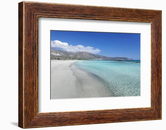 Elafonisi Beach, West Coast, Natural Park, Red Sand, Crete, Greek Islands, Greece, Europe-Markus Lange-Framed Photographic Print