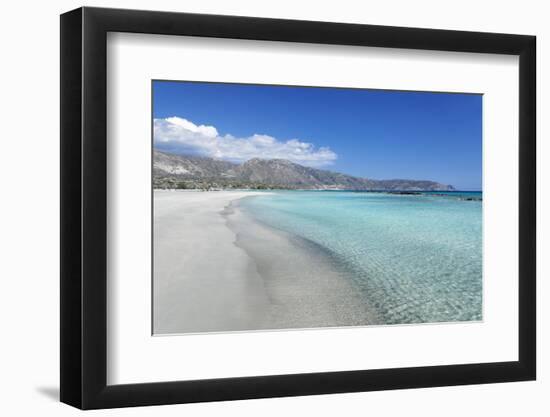 Elafonisi Beach, West Coast, Natural Park, Red Sand, Crete, Greek Islands, Greece, Europe-Markus Lange-Framed Photographic Print