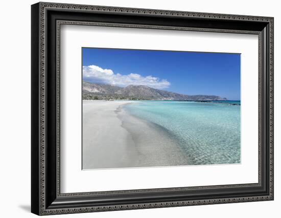 Elafonisi Beach, West Coast, Natural Park, Red Sand, Crete, Greek Islands, Greece, Europe-Markus Lange-Framed Photographic Print