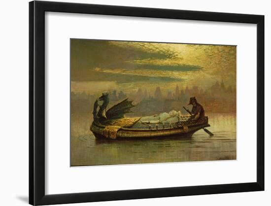 Elaine, 1877-John Atkinson Grimshaw-Framed Giclee Print