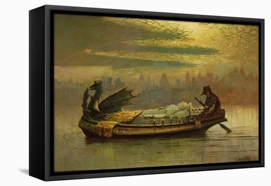 Elaine, 1877-John Atkinson Grimshaw-Framed Premier Image Canvas