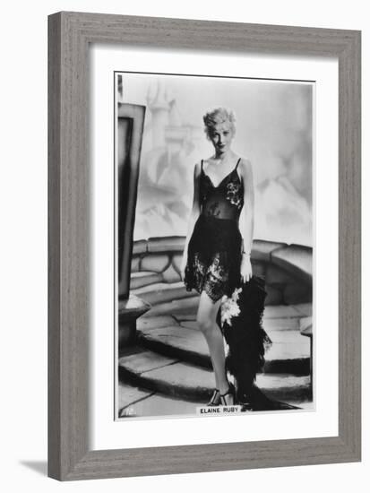 Elaine Ruby, C1938-null-Framed Giclee Print