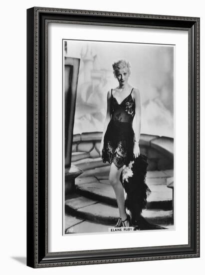 Elaine Ruby, C1938-null-Framed Giclee Print