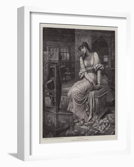 Elaine-John Melhuish Strudwick-Framed Giclee Print