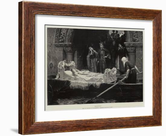 Elaine-Edmund Blair Leighton-Framed Giclee Print