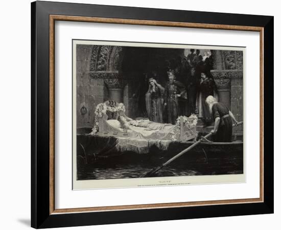 Elaine-Edmund Blair Leighton-Framed Giclee Print