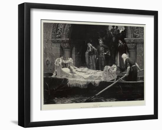 Elaine-Edmund Blair Leighton-Framed Giclee Print