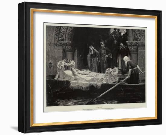 Elaine-Edmund Blair Leighton-Framed Giclee Print