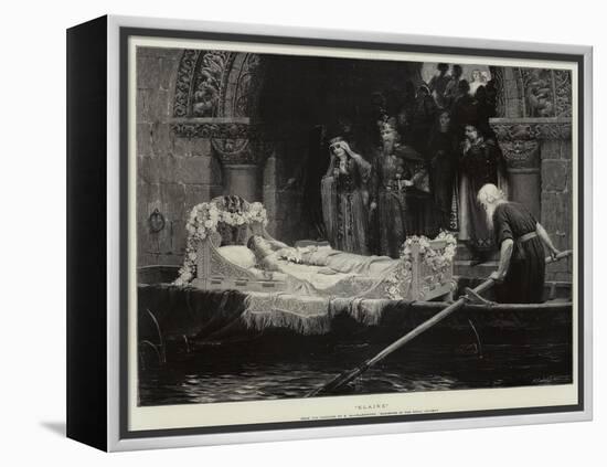 Elaine-Edmund Blair Leighton-Framed Premier Image Canvas