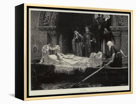 Elaine-Edmund Blair Leighton-Framed Premier Image Canvas