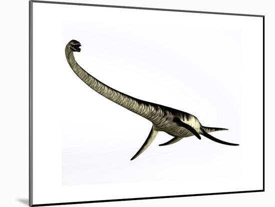 Elasmosaurus Marine Reptile from the Cretaceous Period-Stocktrek Images-Mounted Art Print