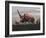 Elasmotherium Dinosaurs Grazing in the Steppe Grass-Stocktrek Images-Framed Art Print