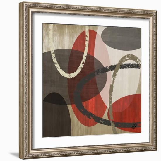 Elastic Red II-Michael Marcon-Framed Art Print