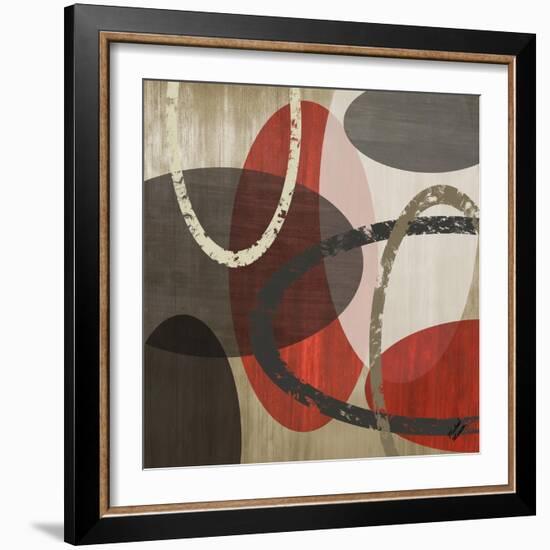 Elastic Red II-Michael Marcon-Framed Art Print