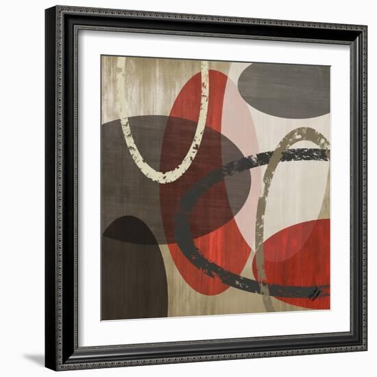 Elastic Red II-Michael Marcon-Framed Art Print