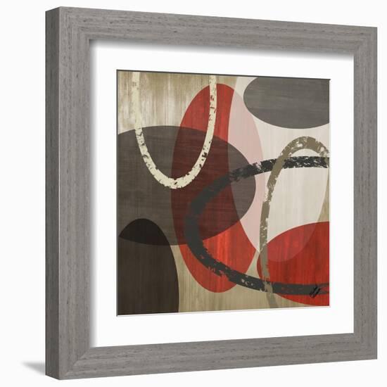 Elastic Red II-Michael Marcon-Framed Art Print