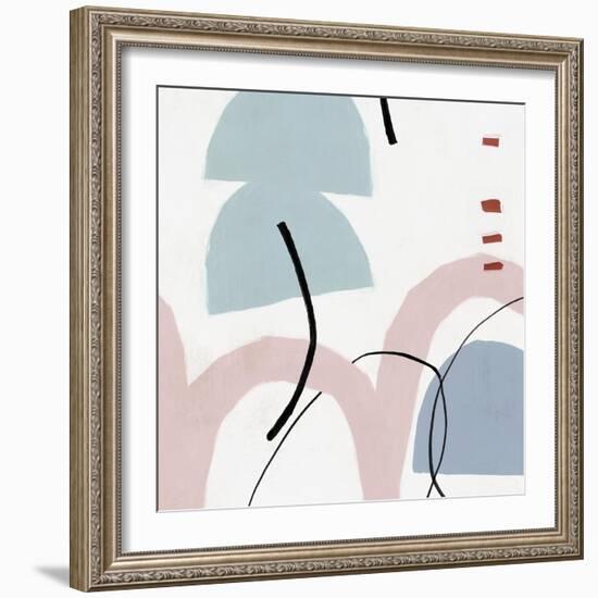 Elasticity II Blush Version-PI Studio-Framed Art Print