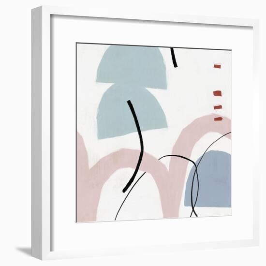 Elasticity II Blush Version-PI Studio-Framed Art Print