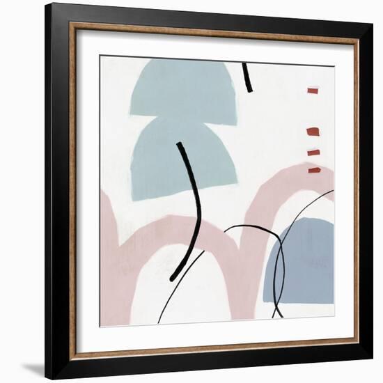 Elasticity II Blush Version-PI Studio-Framed Art Print