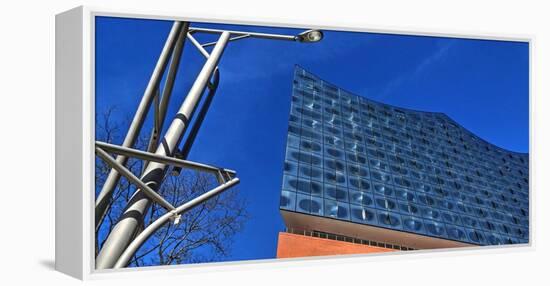 Elbe Philharmonic Hall, Hafen City, Hamburg, Germany, Europe-Hans-Peter Merten-Framed Premier Image Canvas