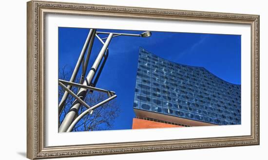 Elbe Philharmonic Hall, Hafen City, Hamburg, Germany, Europe-Hans-Peter Merten-Framed Premium Photographic Print