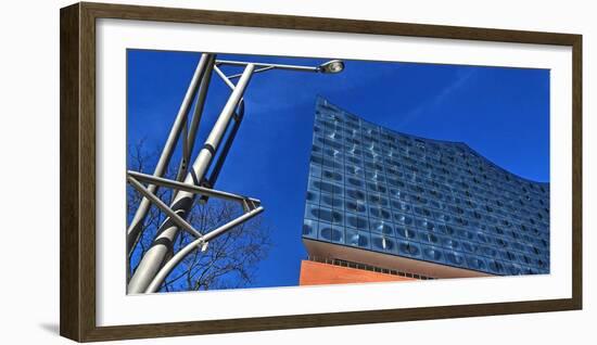Elbe Philharmonic Hall, Hafen City, Hamburg, Germany, Europe-Hans-Peter Merten-Framed Premium Photographic Print