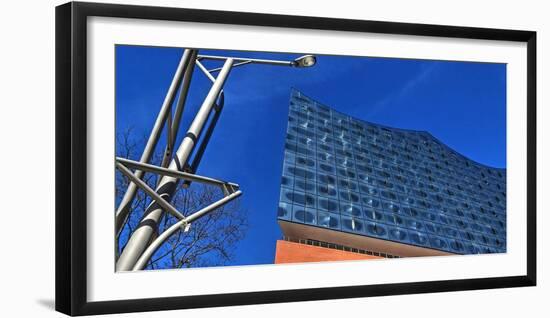 Elbe Philharmonic Hall, Hafen City, Hamburg, Germany, Europe-Hans-Peter Merten-Framed Premium Photographic Print