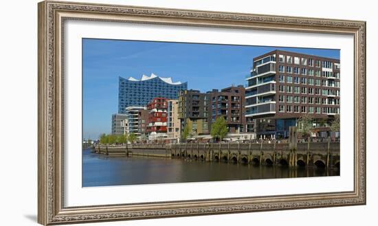 Elbe Philharmonic Hall, Hafen City, Hamburg, Germany, Europe-Hans-Peter Merten-Framed Photographic Print