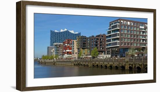 Elbe Philharmonic Hall, Hafen City, Hamburg, Germany, Europe-Hans-Peter Merten-Framed Photographic Print