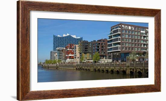 Elbe Philharmonic Hall, Hafen City, Hamburg, Germany, Europe-Hans-Peter Merten-Framed Photographic Print