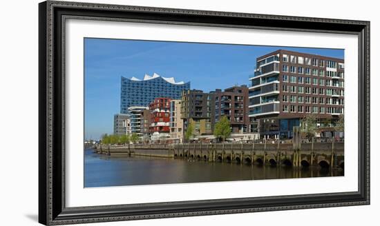 Elbe Philharmonic Hall, Hafen City, Hamburg, Germany, Europe-Hans-Peter Merten-Framed Photographic Print