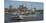 Elbe River at Landing Stages, Hamburg, Germany, Europe-Hans-Peter Merten-Mounted Photographic Print