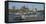 Elbe River at Landing Stages, Hamburg, Germany, Europe-Hans-Peter Merten-Framed Premier Image Canvas