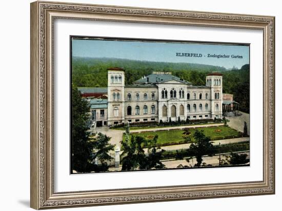 Elberfeld Wuppertal, Blick Auf Den Zoologischen Garten-null-Framed Giclee Print