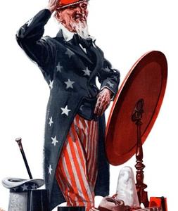 "New Hat for Uncle Sam,"May 12, 1923 by Elbert Mcgran Jackson