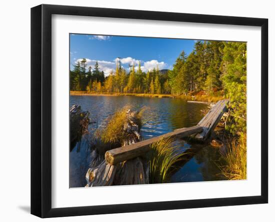 Elbow Pond, Baxter State Park, Maine, New England, United States of America, North America-Alan Copson-Framed Photographic Print