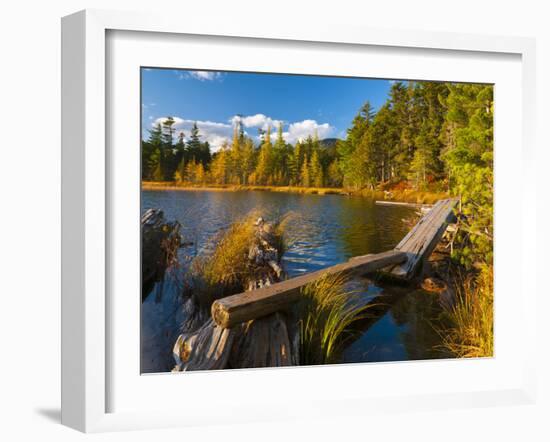 Elbow Pond, Baxter State Park, Maine, New England, United States of America, North America-Alan Copson-Framed Photographic Print