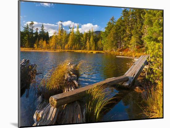 Elbow Pond, Baxter State Park, Maine, New England, United States of America, North America-Alan Copson-Mounted Photographic Print