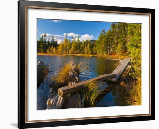 Elbow Pond, Baxter State Park, Maine, New England, United States of America, North America-Alan Copson-Framed Photographic Print