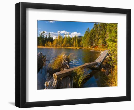 Elbow Pond, Baxter State Park, Maine, New England, United States of America, North America-Alan Copson-Framed Photographic Print