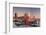 Elbphilharmonie at sunset, Elbufer, HafenCity, Hamburg, Hanseatic City, Germany, Europe-Markus Lange-Framed Photographic Print