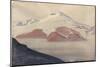 Elbrus, Caucasus, Album Leaf, 1933 (Tempera on Paper)-Nicholas Roerich-Mounted Giclee Print