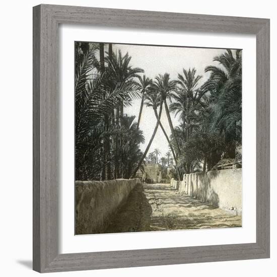 Elche (Spain), a Street, Circa 1885-1890-Leon, Levy et Fils-Framed Photographic Print