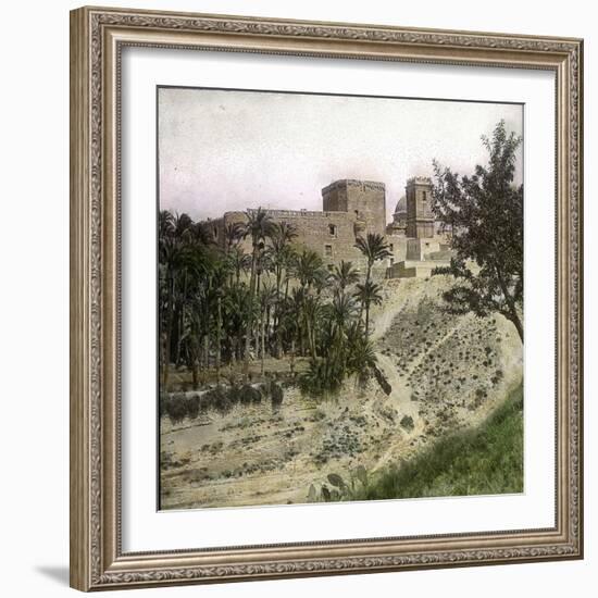 Elche (Spain), the Castle of the Duke of Altamira, Circa 1885-1890-Leon, Levy et Fils-Framed Photographic Print