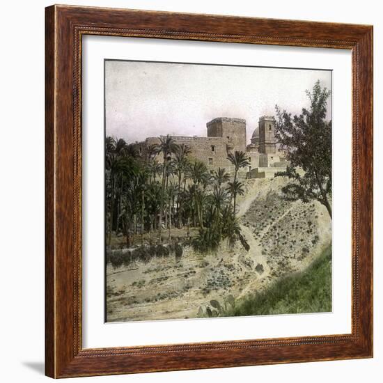 Elche (Spain), the Castle of the Duke of Altamira, Circa 1885-1890-Leon, Levy et Fils-Framed Photographic Print