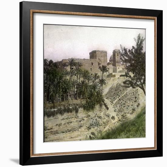 Elche (Spain), the Castle of the Duke of Altamira, Circa 1885-1890-Leon, Levy et Fils-Framed Photographic Print