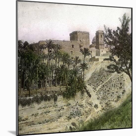 Elche (Spain), the Castle of the Duke of Altamira, Circa 1885-1890-Leon, Levy et Fils-Mounted Photographic Print