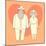 Elderly Couple. Grandparents.-Baksiabat-Mounted Art Print